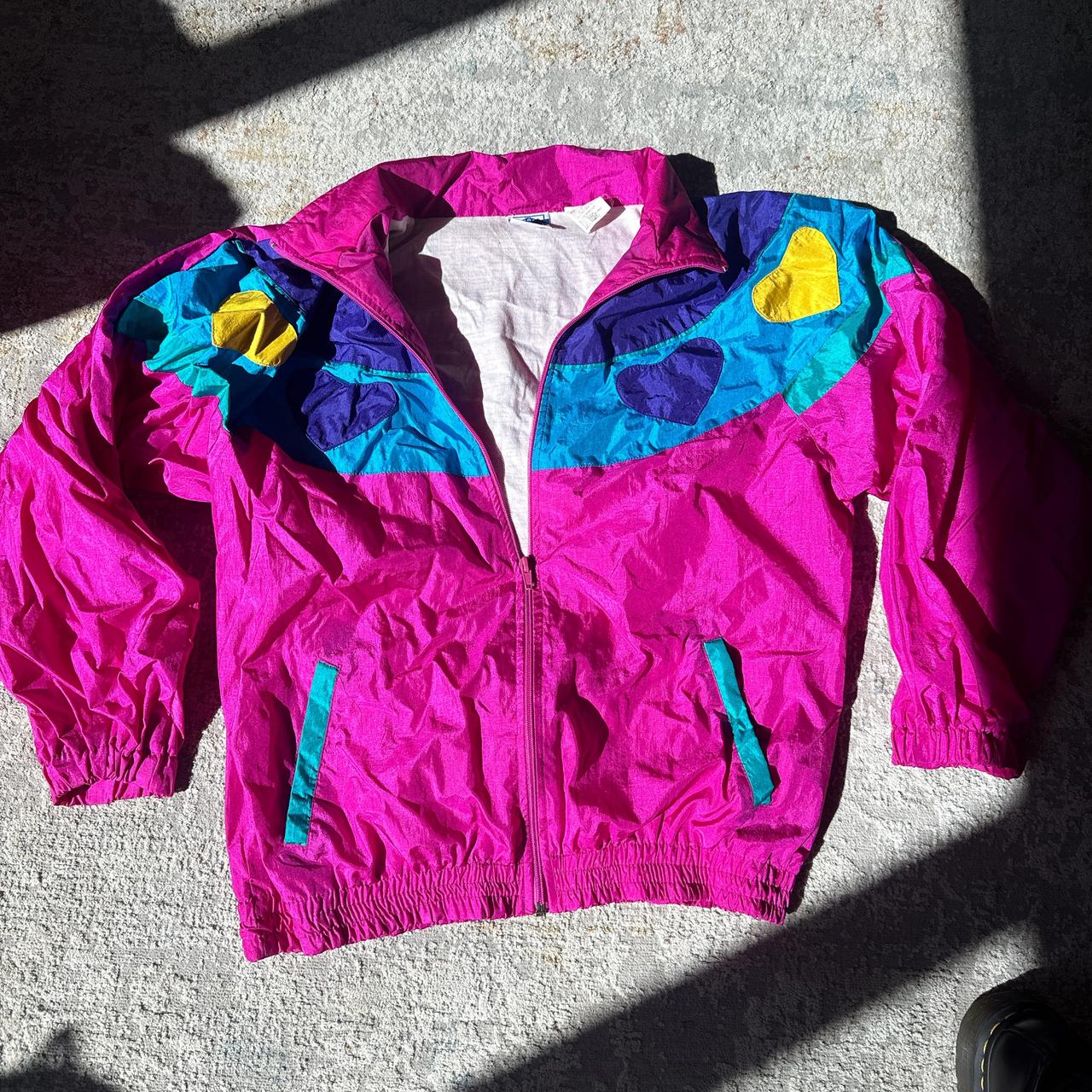 90s multicolor jacket hotsell