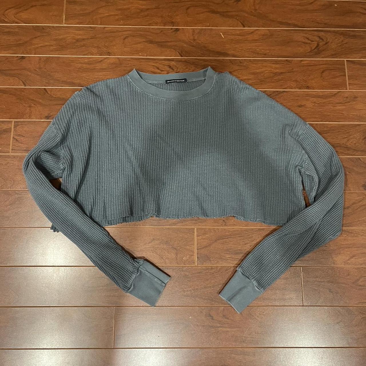 waffle knit long sleeve from brandy melville