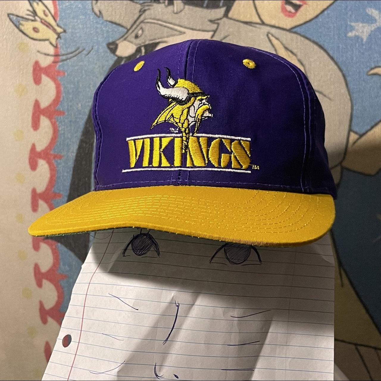 VINTAGE NEW MINNESOTA VIKINGS SNAPBACK NEW WITH - Depop