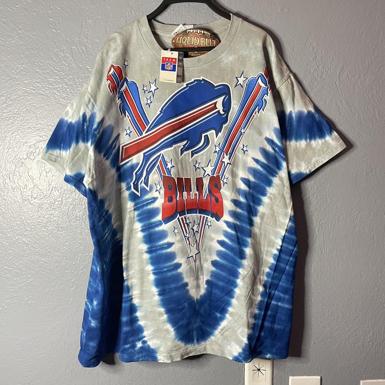 Vintage 2000s Mens Buffalo Bills NFL Tie Dye NFL - Depop