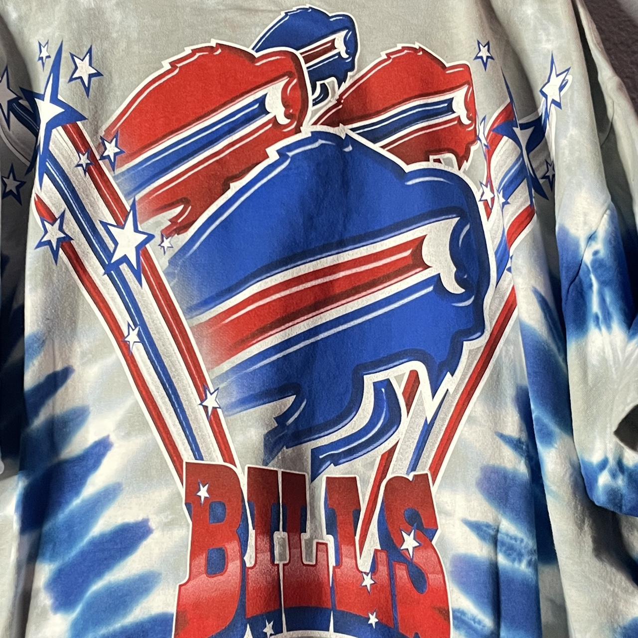 Vintage Buffalo Bills Liquid Blue Tie-Dye Shirt Size: Medium $40