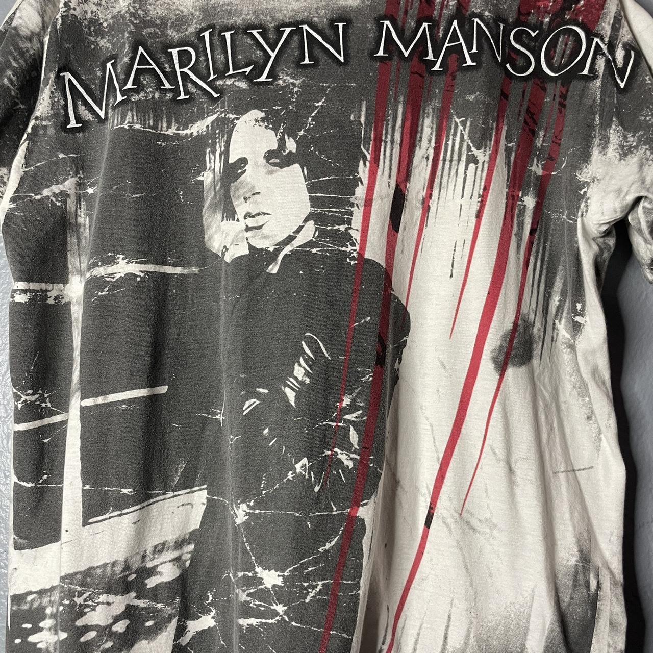 Marilyn deals Manson AOP T Shirt Mens Size Large