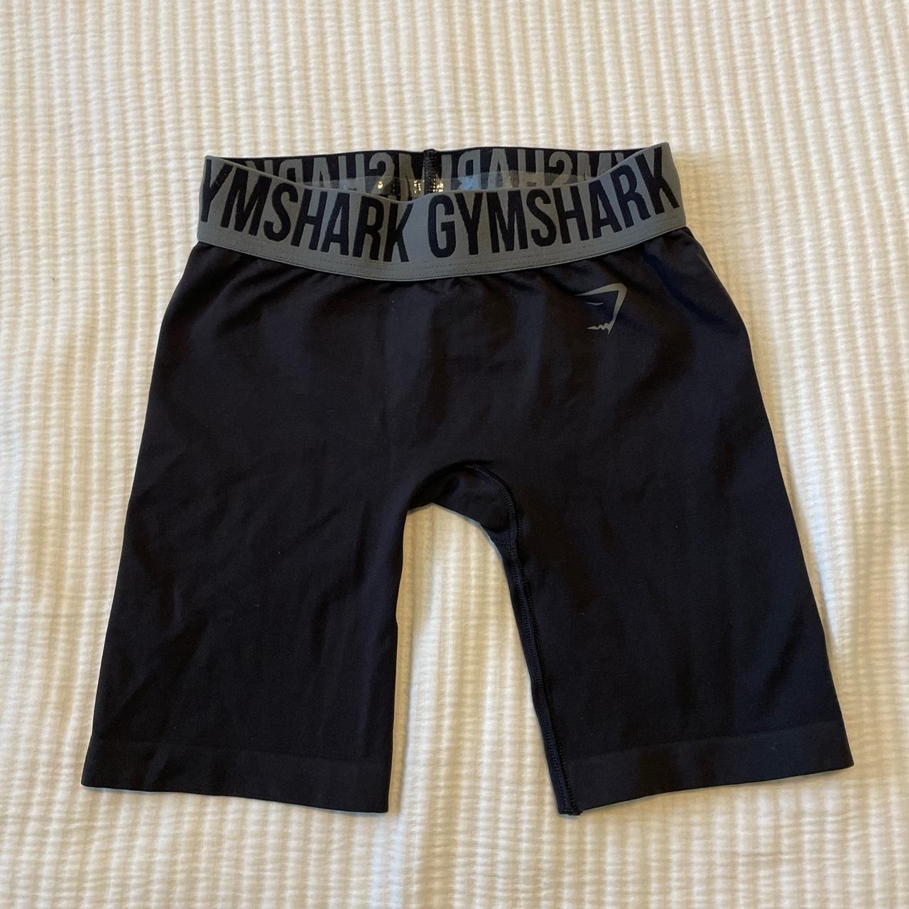 Gymshark biker shorts black - Depop