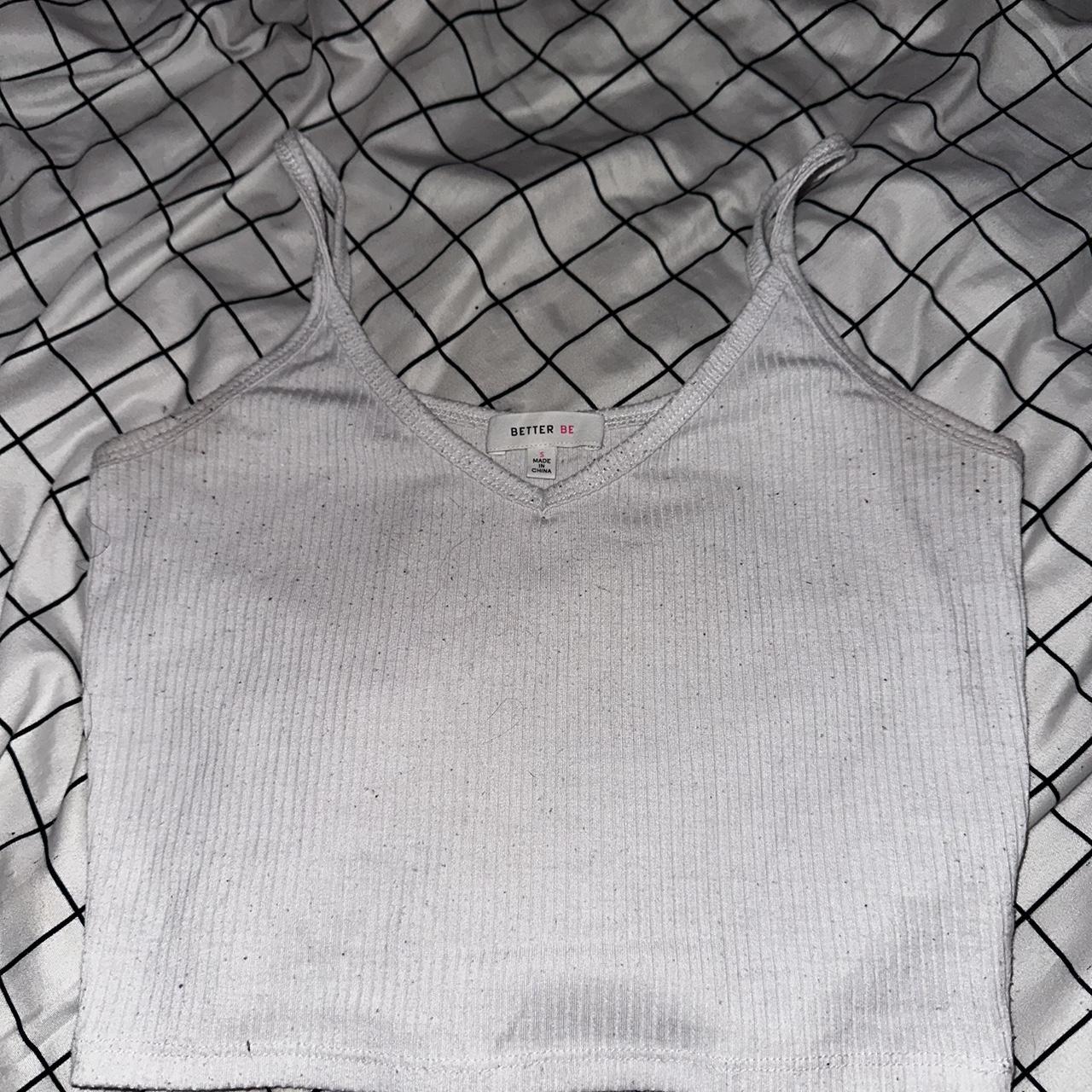 Brandy melville white Victoria tank - Depop