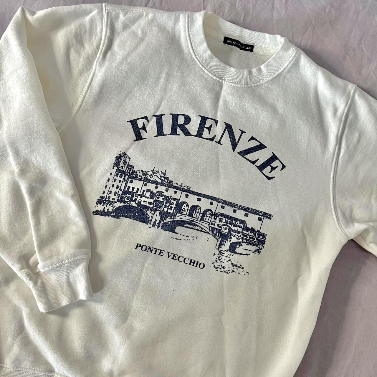Brandy Melville Italy Sweatshirt Firenze Longsleeve... Depop