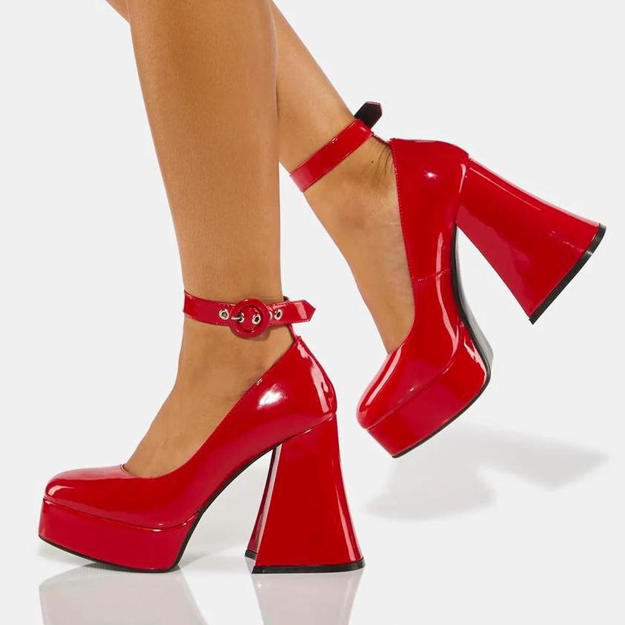 lamoda red heels