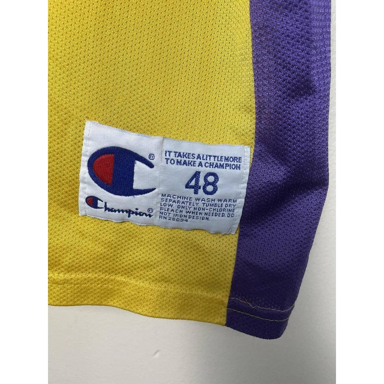 Champion Lakers jersey Reversible Shaq Side 48 I - Depop