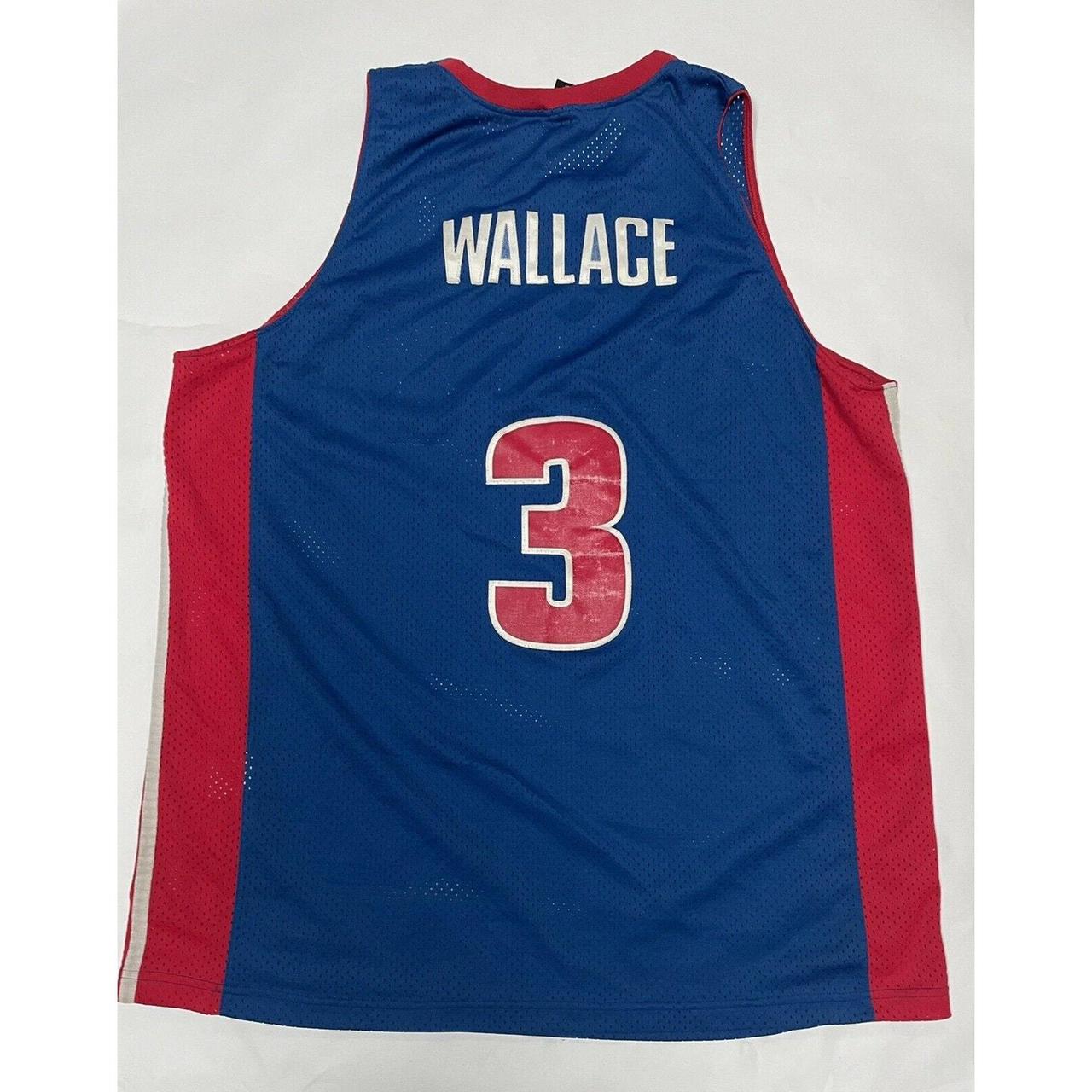 【希少】ナイキ NBA PISTONS WALLACE ユニフォーム XL Vintage Nike REWIND Detroit Pistons BEN WALLACE Jersey Men's