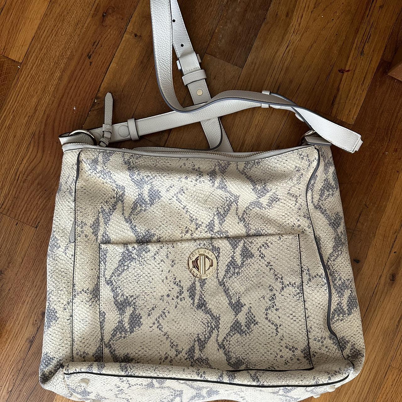 cole haan leather turnlock snake bag Retail price. Depop