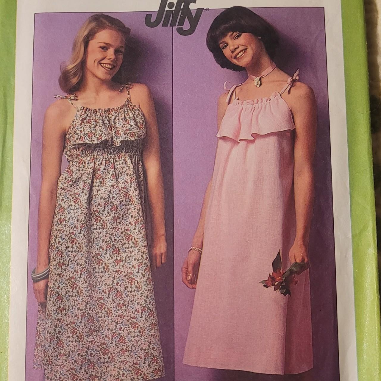 Vintage 1978 Simplicity Jiffy dress pattern 8516 Fun... - Depop