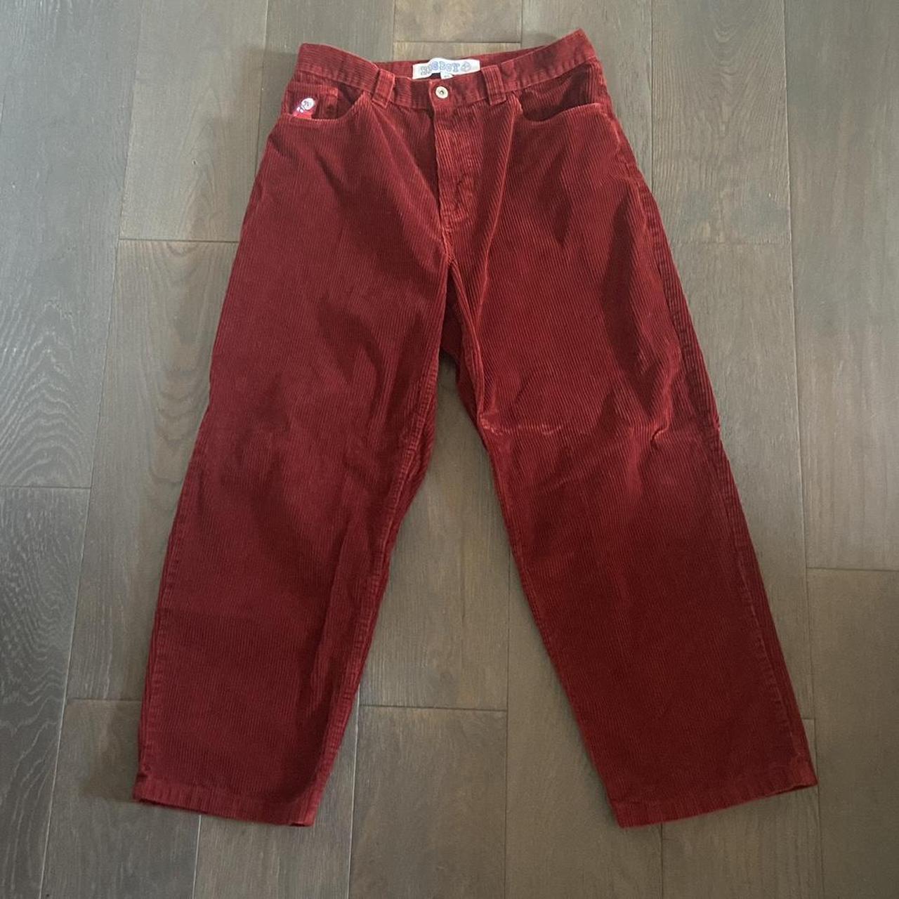 Crewcuts Bowery Corduroy Pants, Red Boys Size 16