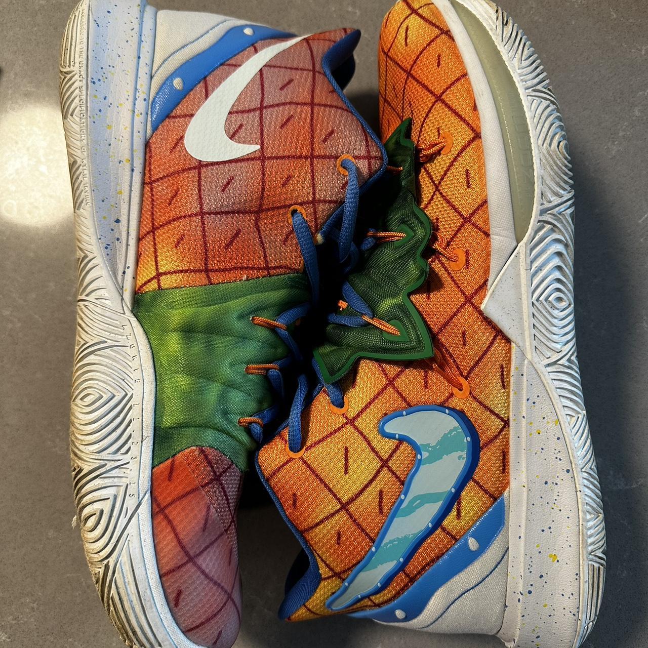 Nike SpongeBob SquarePants x Kyrie 5 Pineapple. Depop