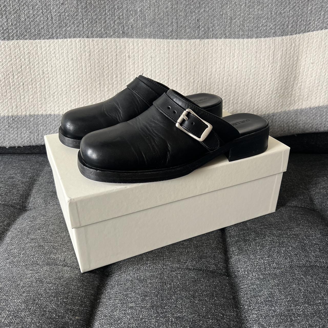 Our Legacy Camion Mule Size 42, Men’s 9 Black... - Depop