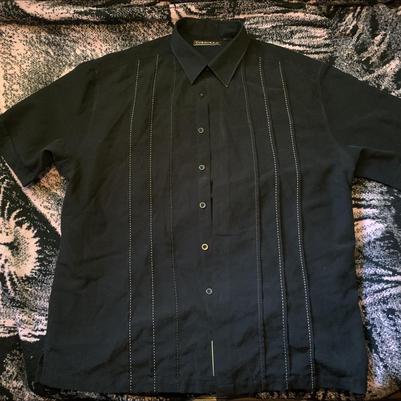 Cubavera oversized bowling shirt Depop