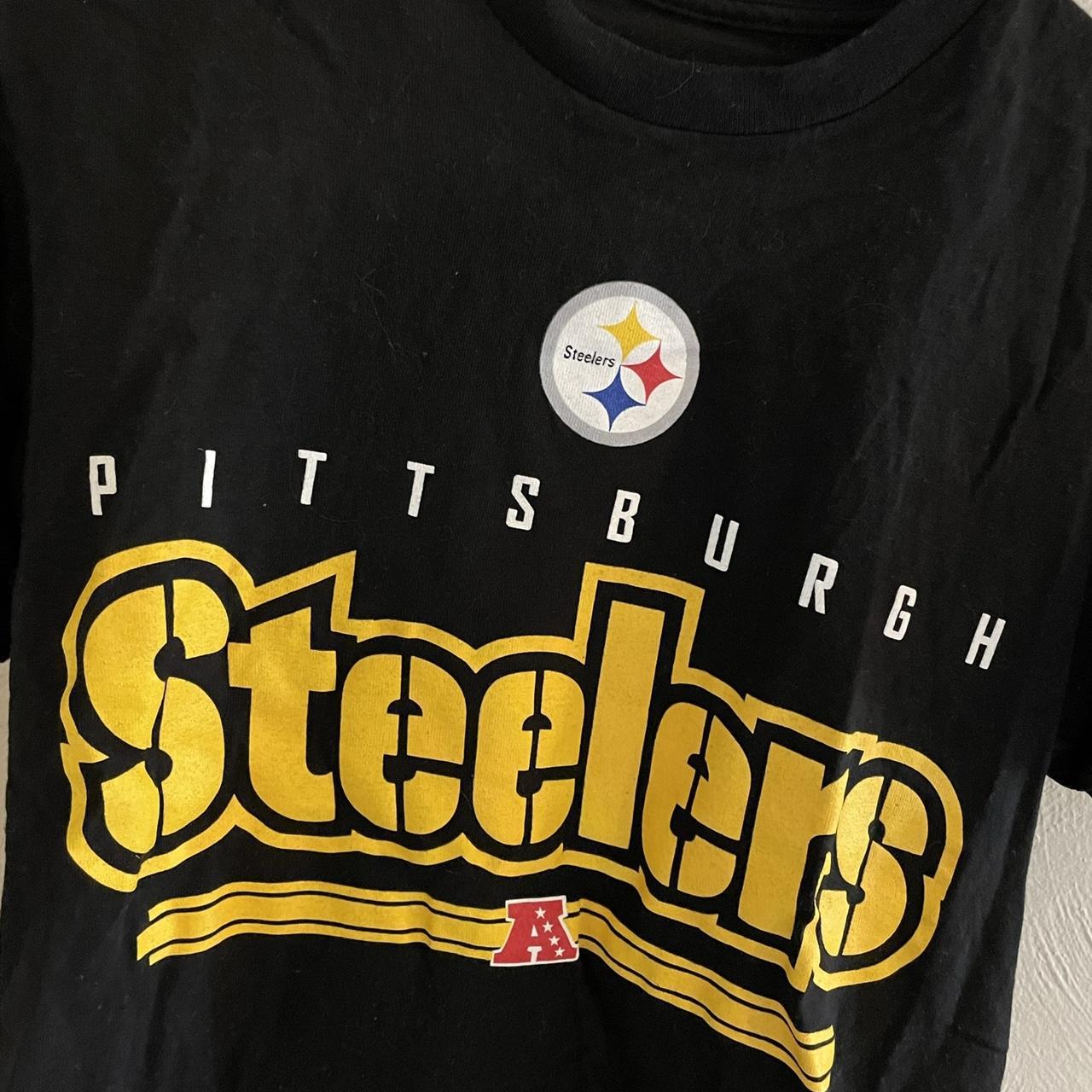 NFL Breast Cancer Pittsburgh Steelers Short Sleeve - Depop