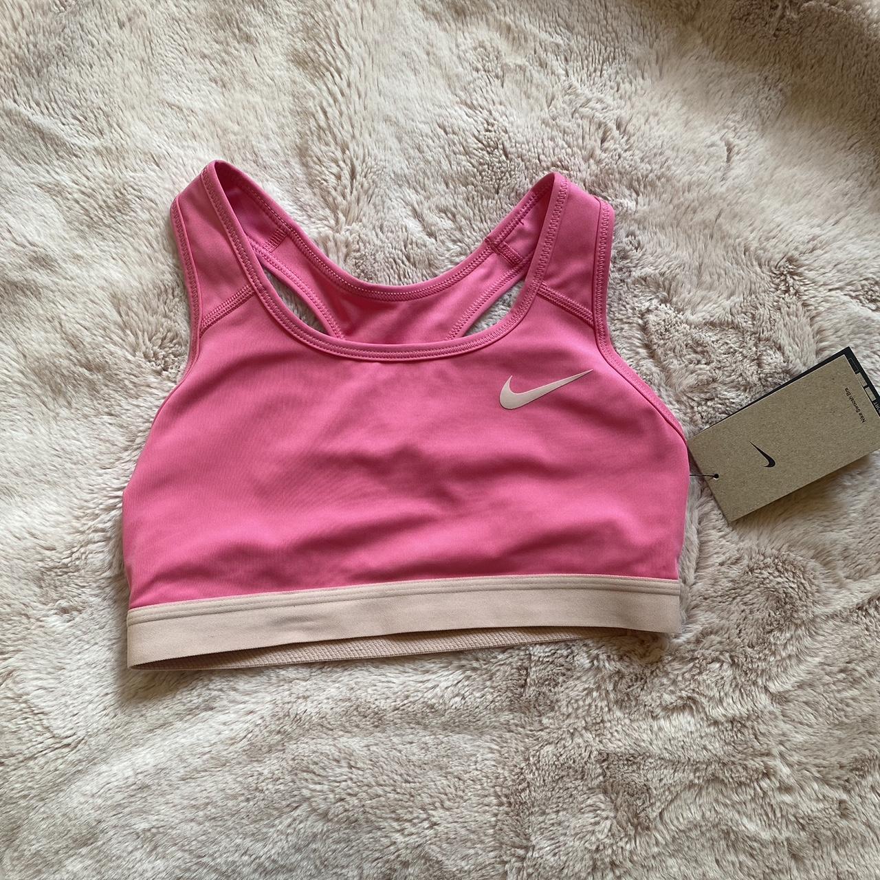 Pink Nike Sports Bra This Item Is In Perfect Depop 5743