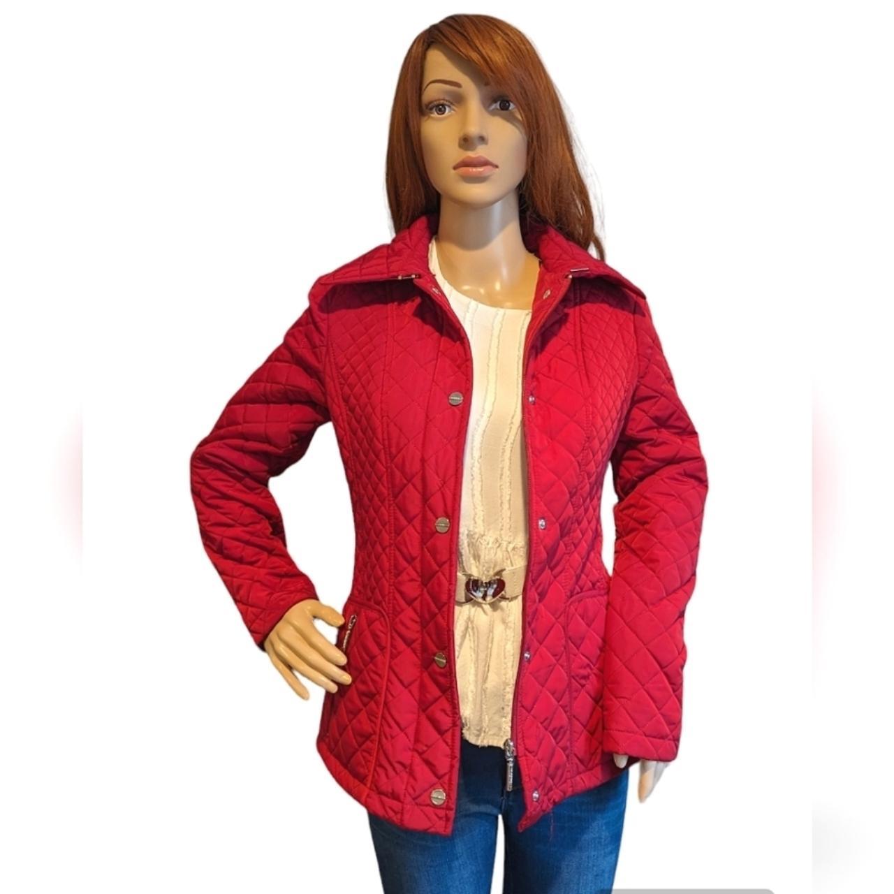 Calvin klein women's red jacket best sale