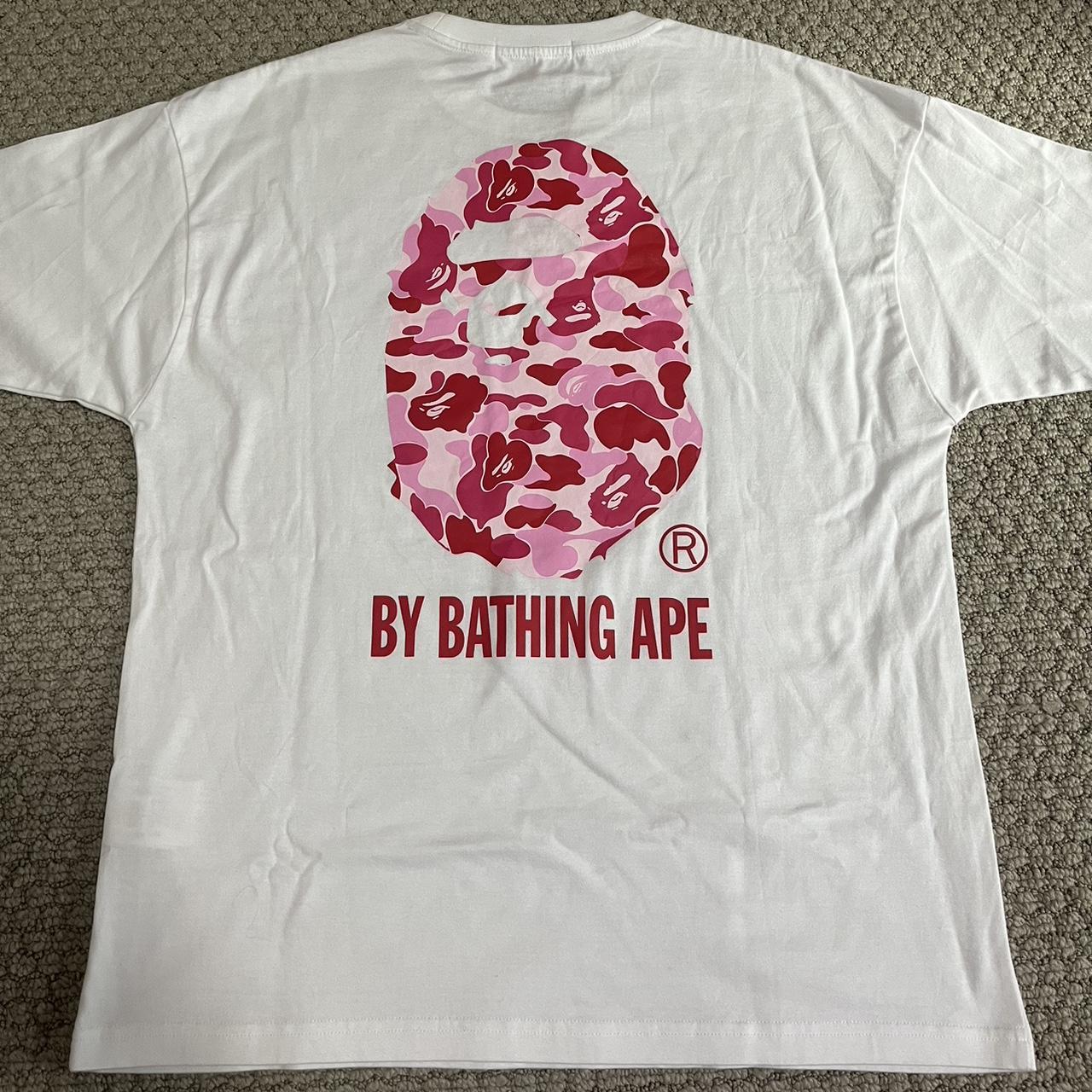 BAPE a bathing ape pink camo tee / tshirt got... Depop