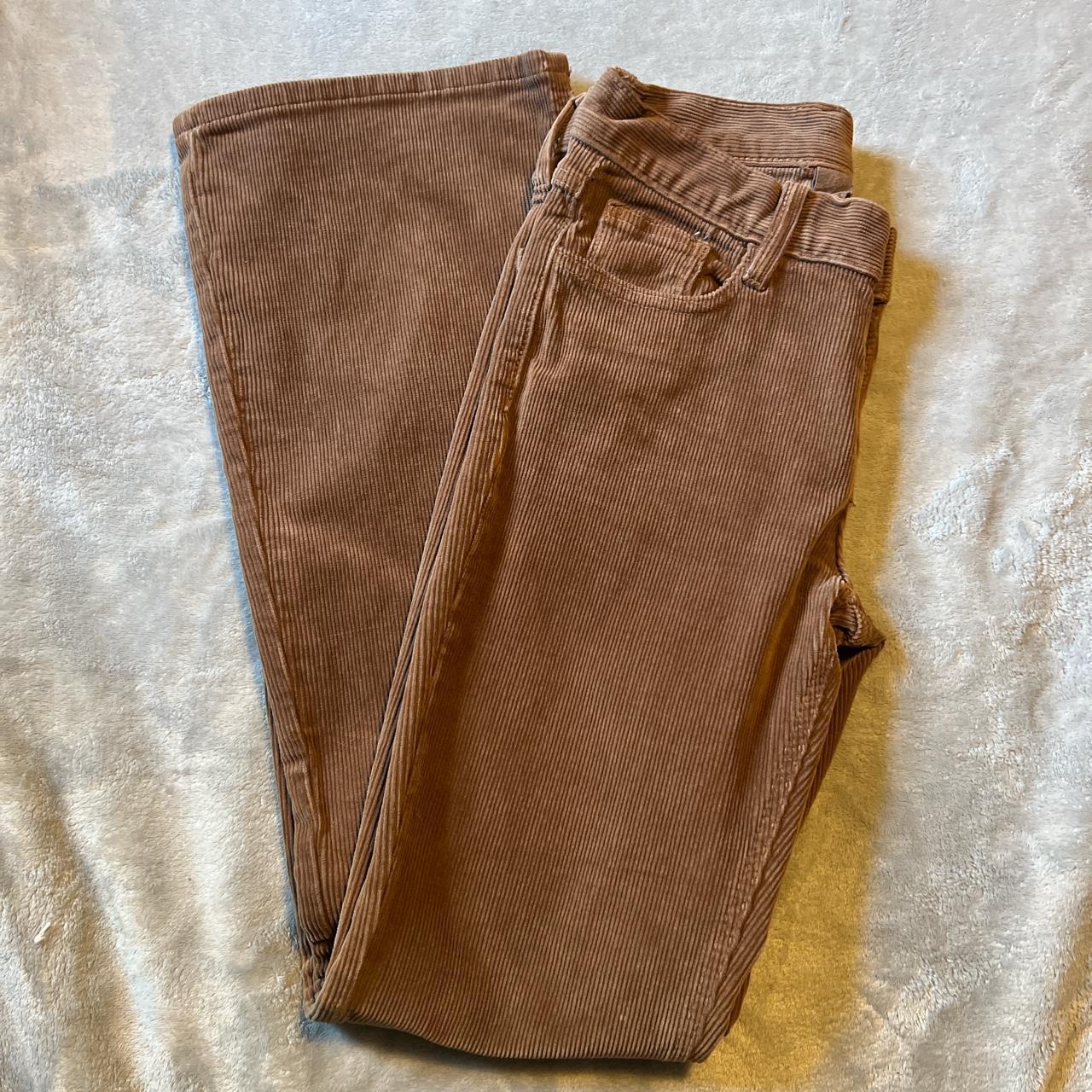 Brandy Melville J. Galt Shanghai Corduroy Pants In Brown Color Sz S