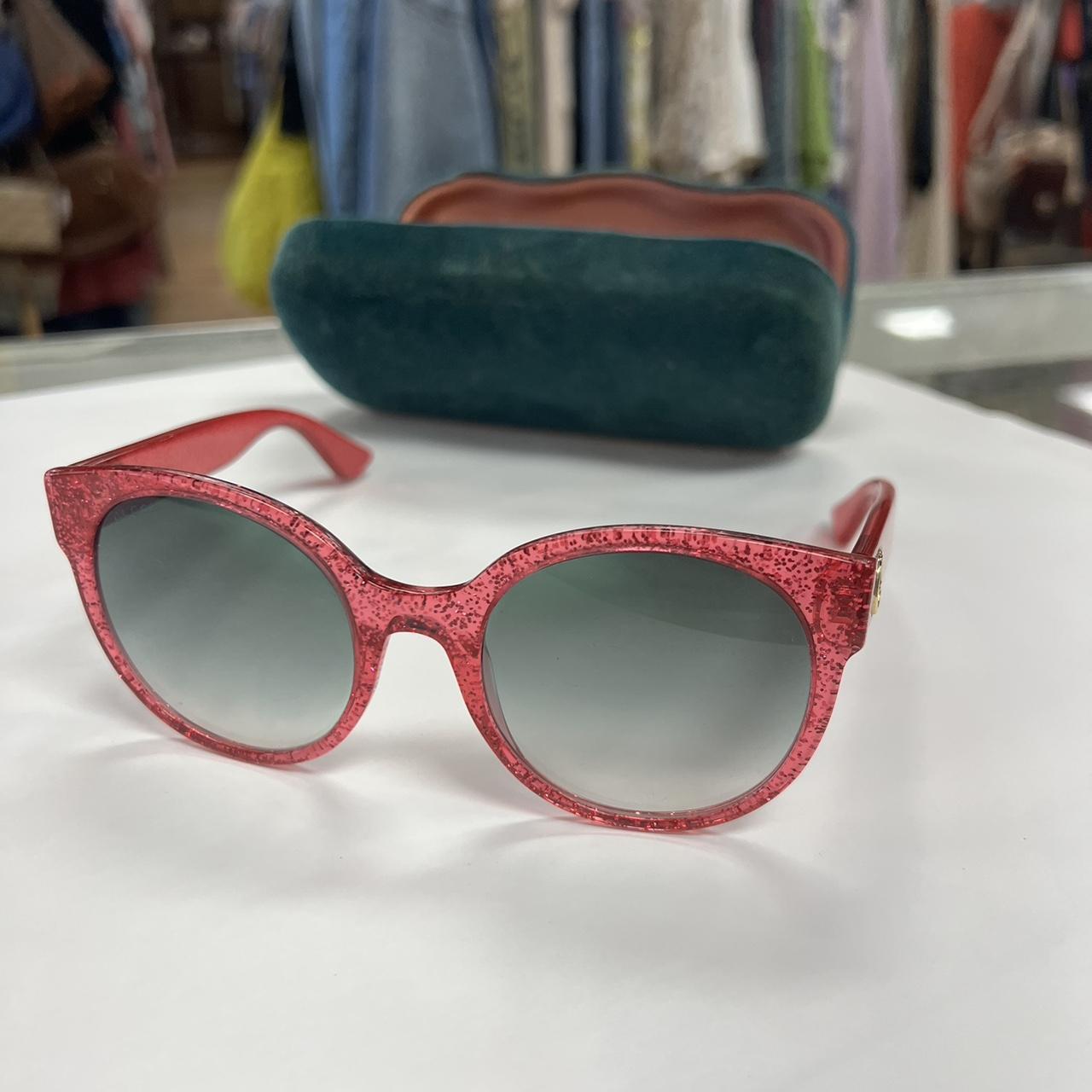 Gucci pink sunglasses Depop