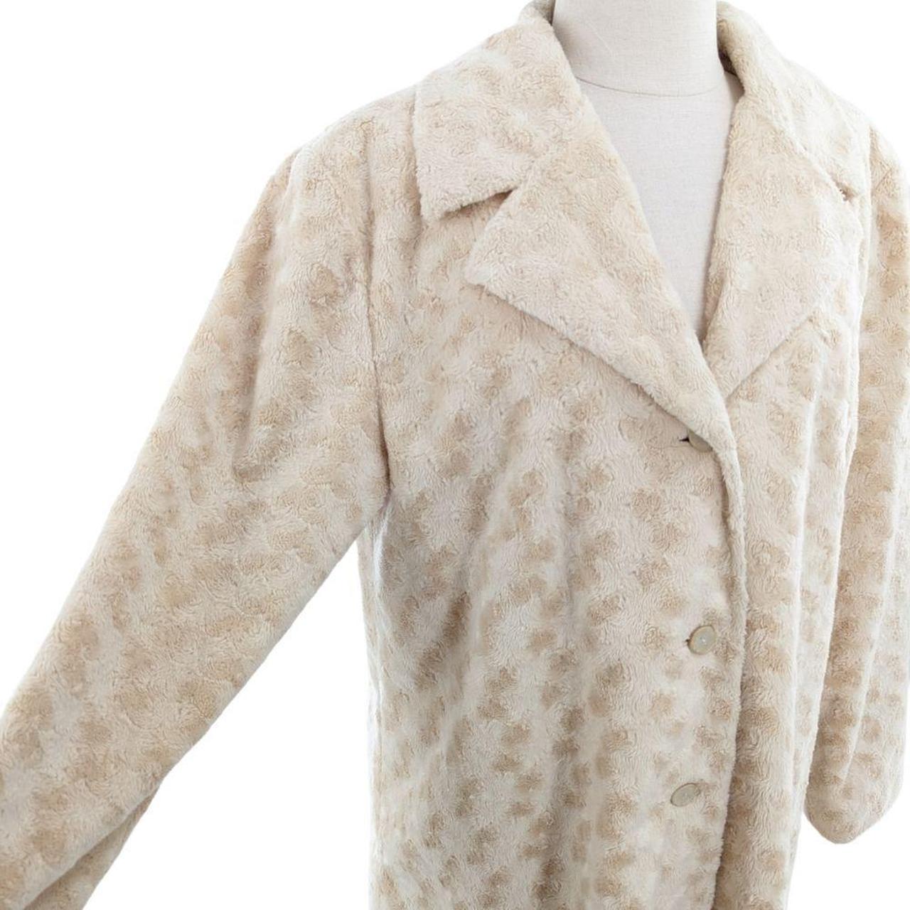 Vintage Telluride Clothing Co. faux shearling cozy cream outlet coat size 12