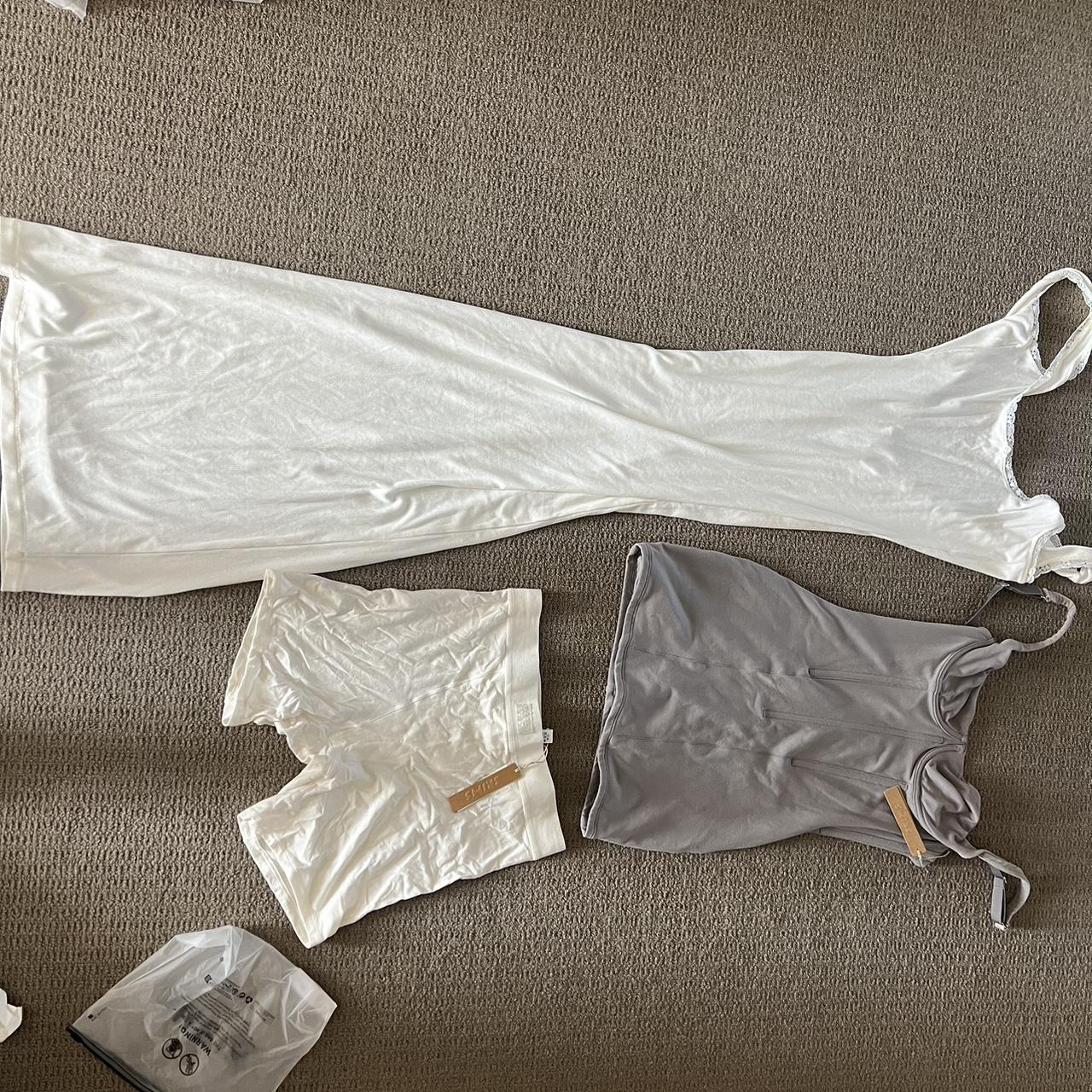 Skims bundle -Boxer -Lounge maxi dress -corset mini... - Depop
