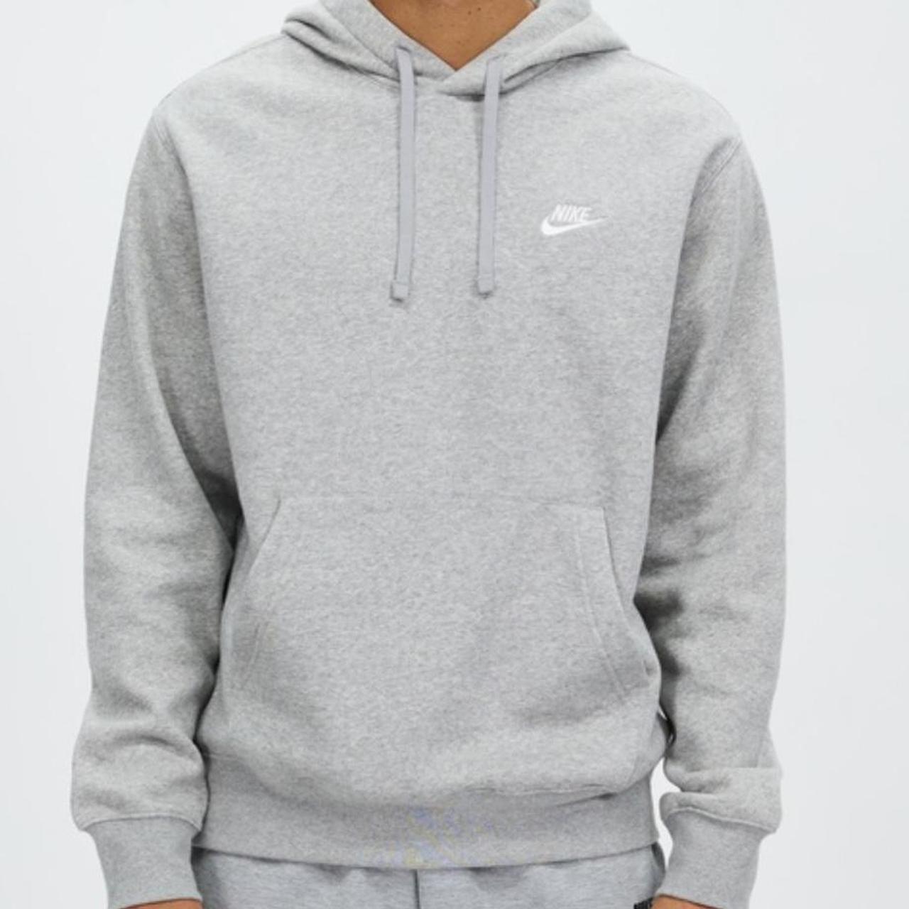 jd nike hoodie grey