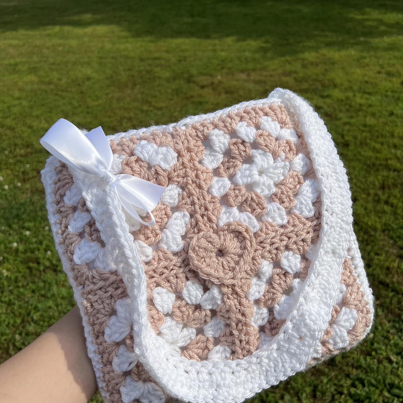 Crochet heart purse #heart #purse #shoulderbag Depop