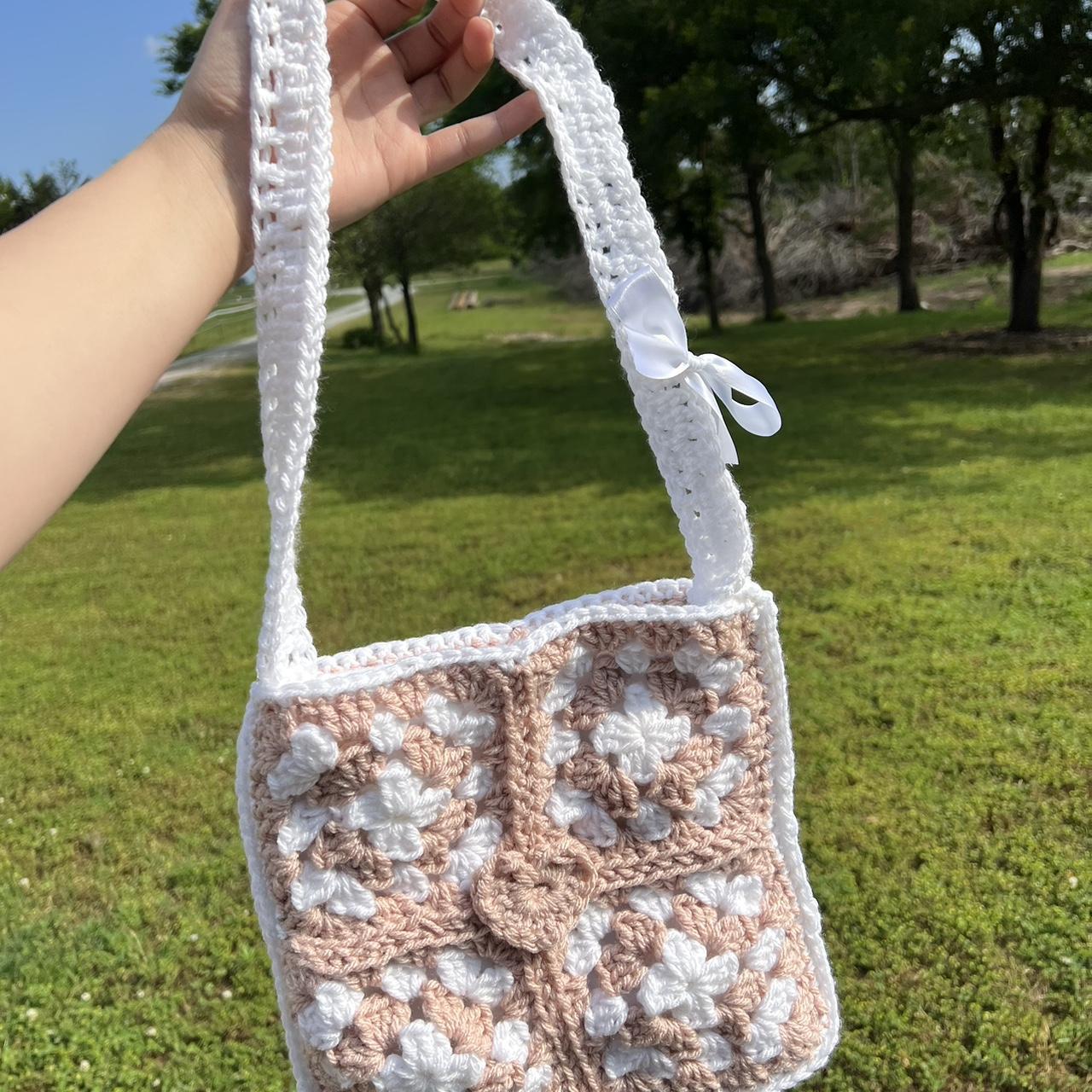 Crochet heart purse #heart #purse #shoulderbag Depop