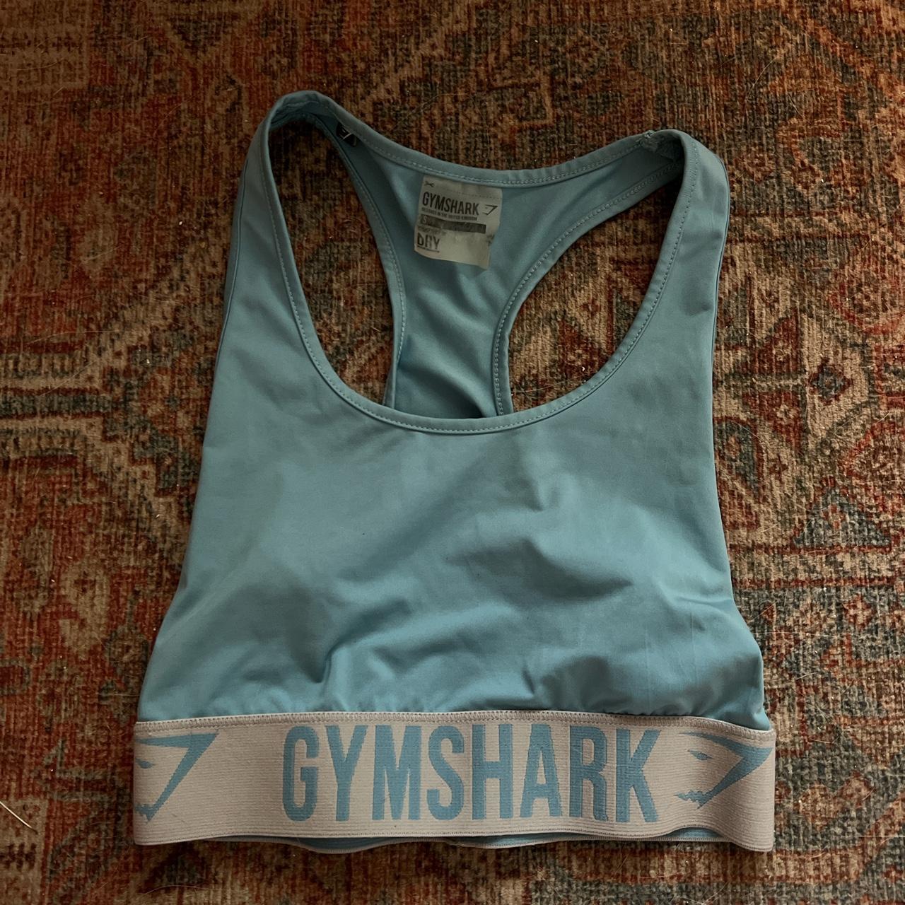 Gym shark sports bra, worn a few times. Minimal wear - Depop