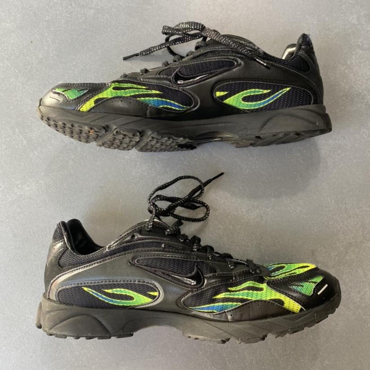 Nike Zoom Streak Spectrum Plus Supreme Black Green Depop