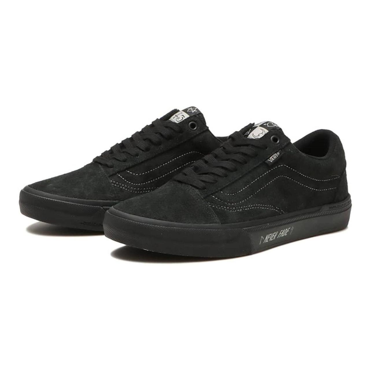 Black old skool vans clearance womens sale