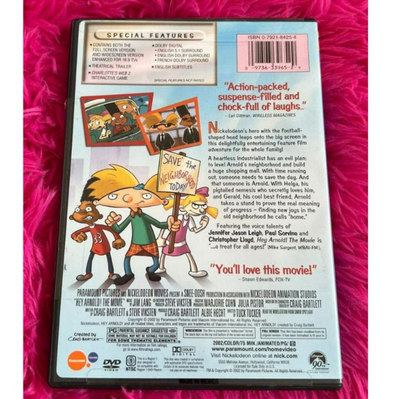 HEY ARNOLD THE MOVIE DVD 2002 Hey Arnold The Depop