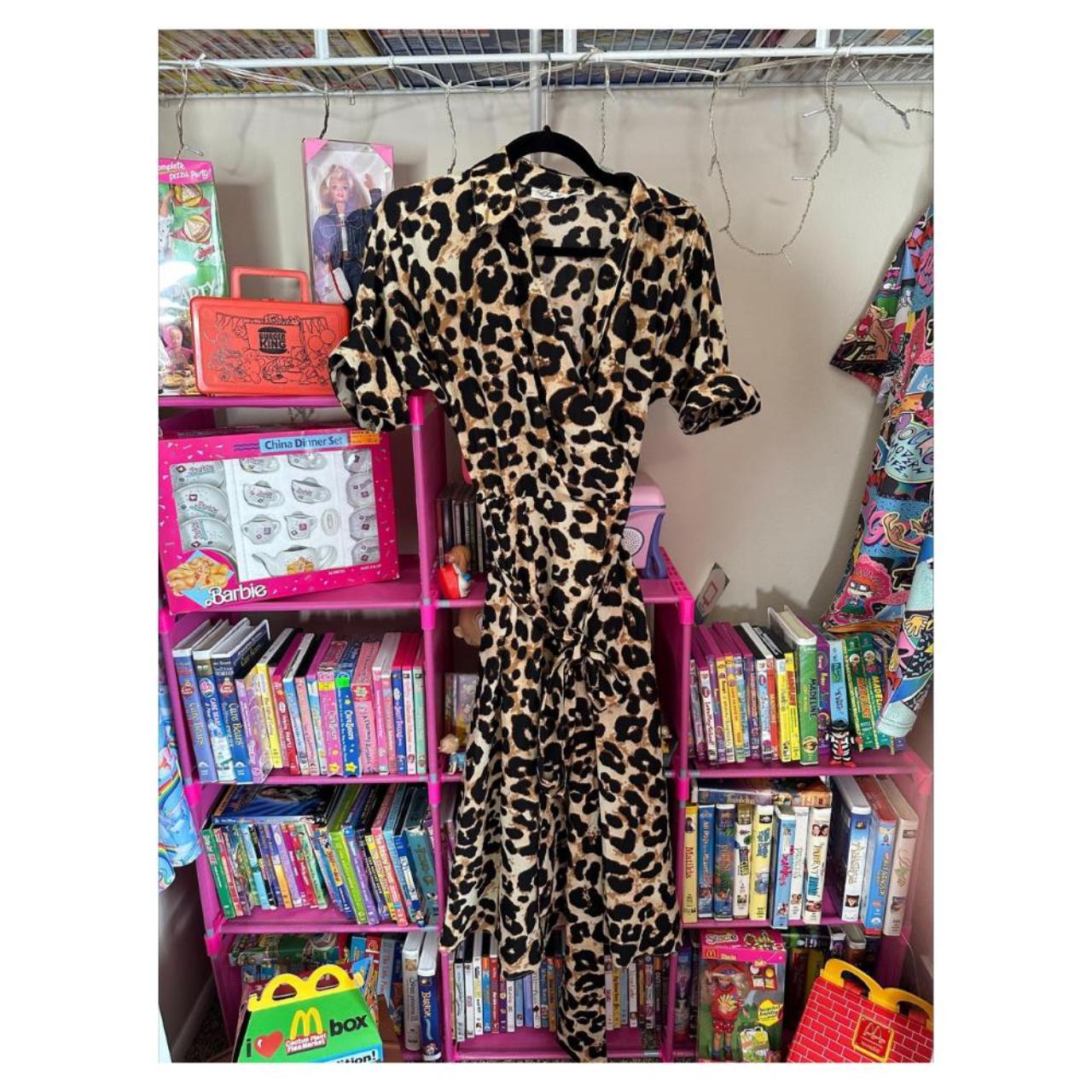 Eliza j outlet animal print dress