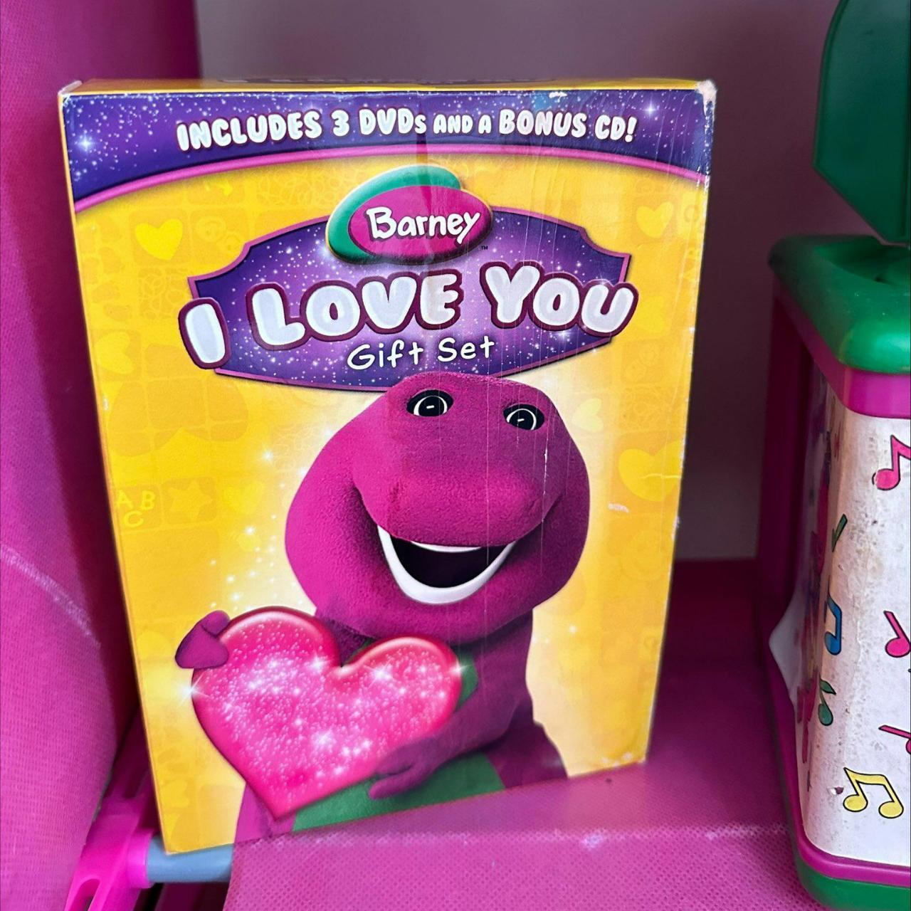 BARNEY I LOVE YOU GIFT SET 2008 Includes 3 DVD's... - Depop