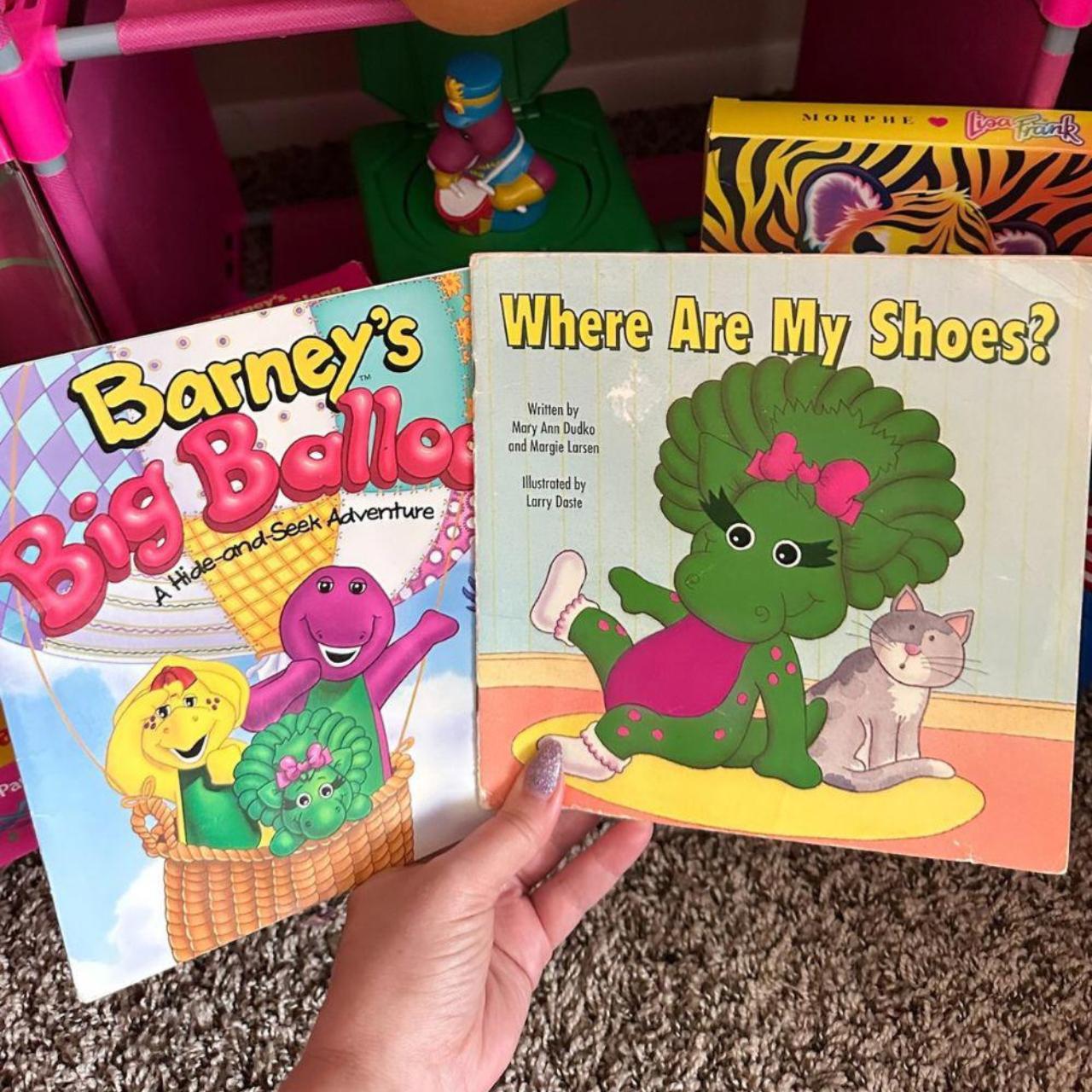 Barney, Baby Bop And Bj 2 Book Bundle Barney - Depop