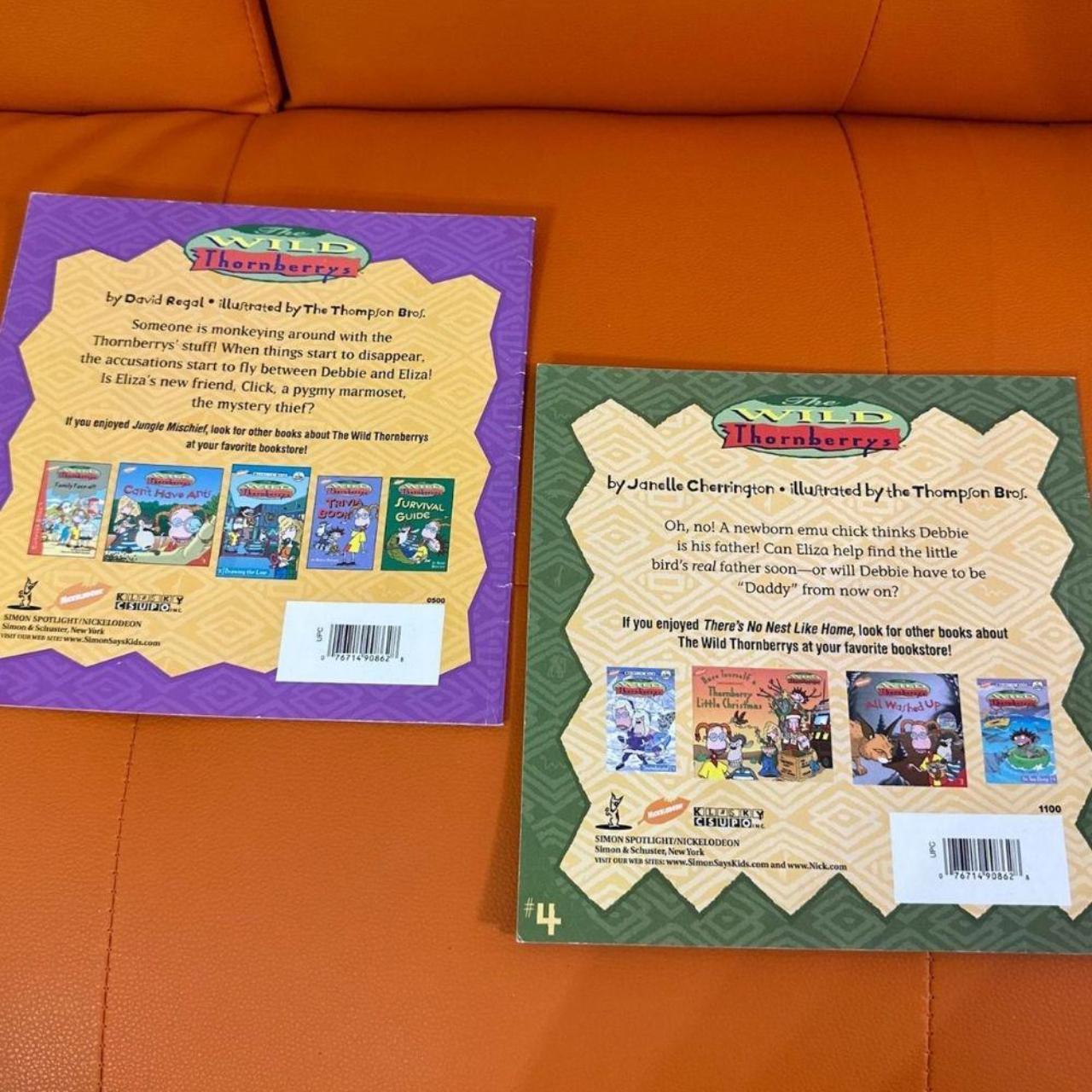 WILD THORNBERRYS 2 BOOK BUNDLE Nickelodeon The Wild... - Depop