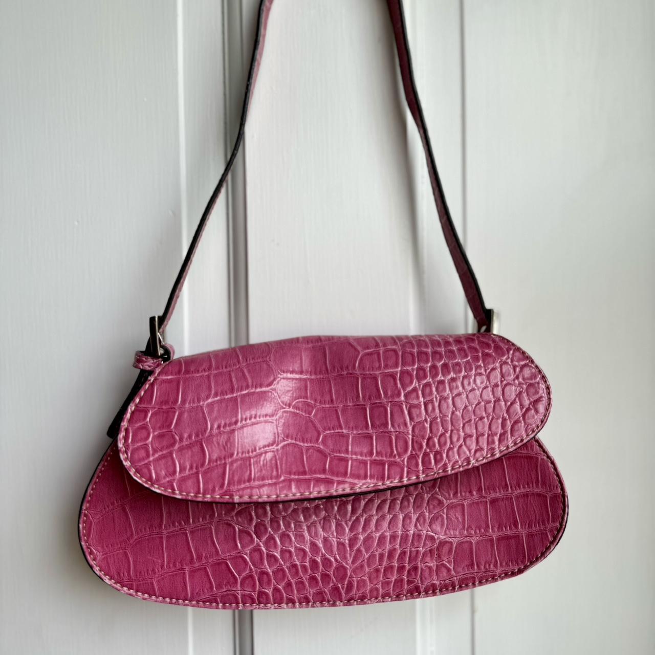 Pink popular Leather Liz Claiborne Hobo Bag