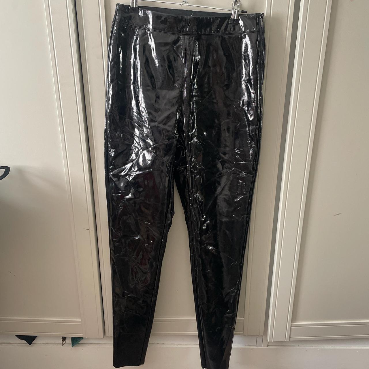 Pvc trousers topshop best sale