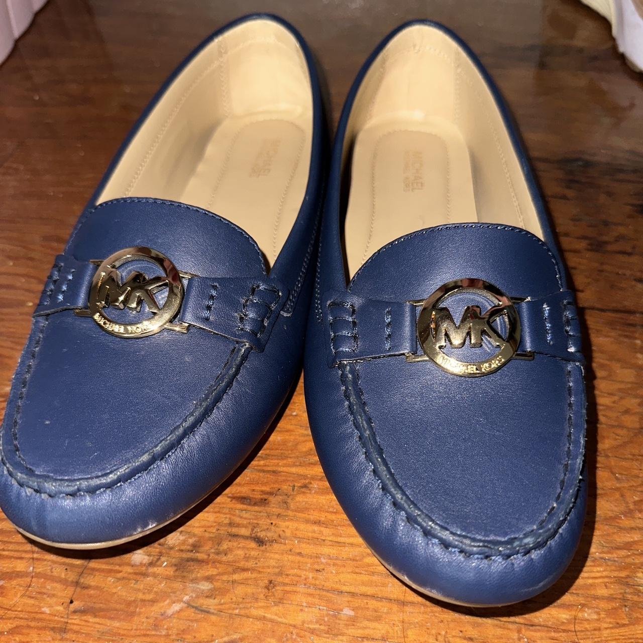 Michael kors deals loafers womens blue