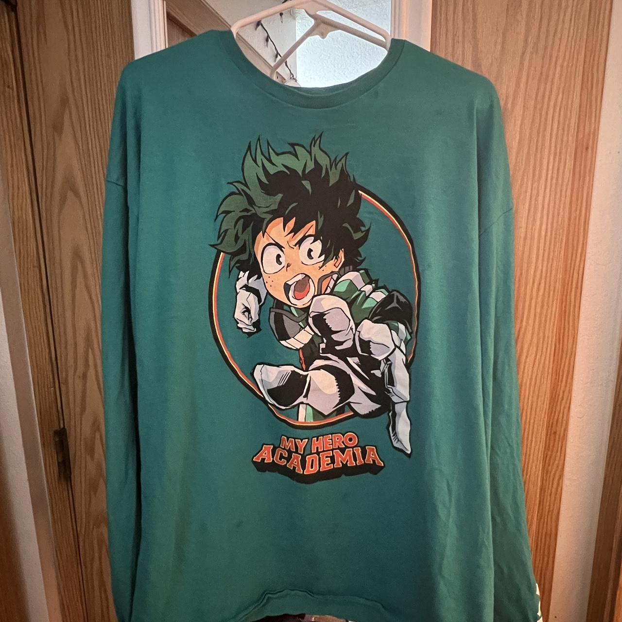 My hero academia deku long sleeve #myheroacademia... - Depop