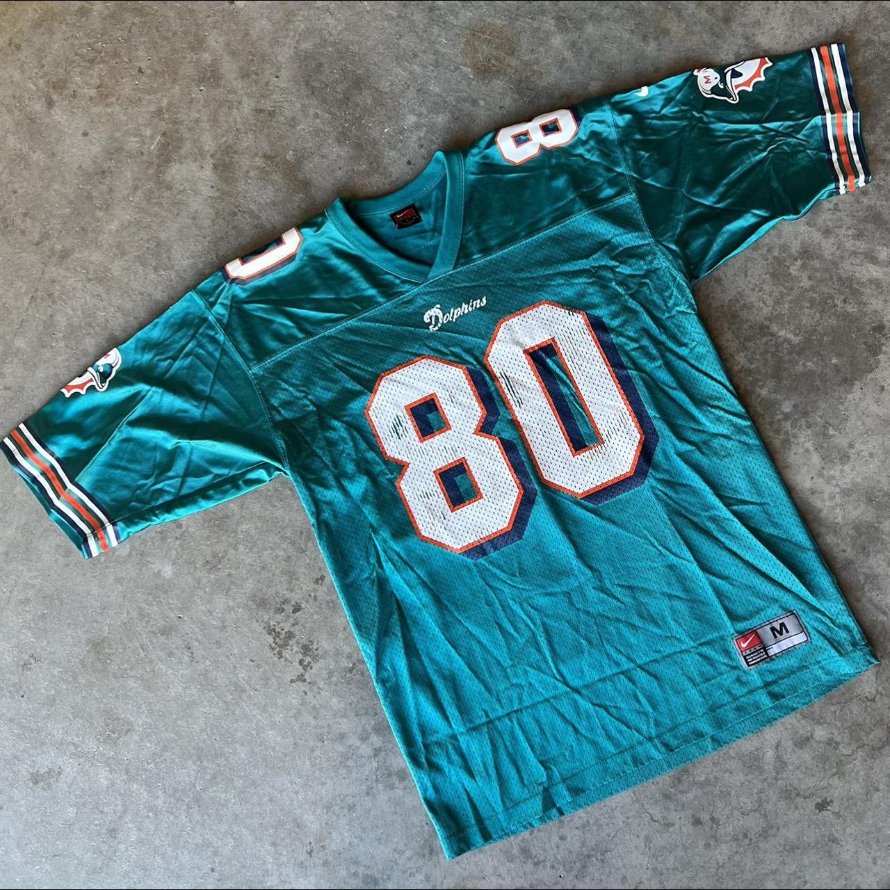 Miami Dolphins Football Jersey by Nike Medium - Depop