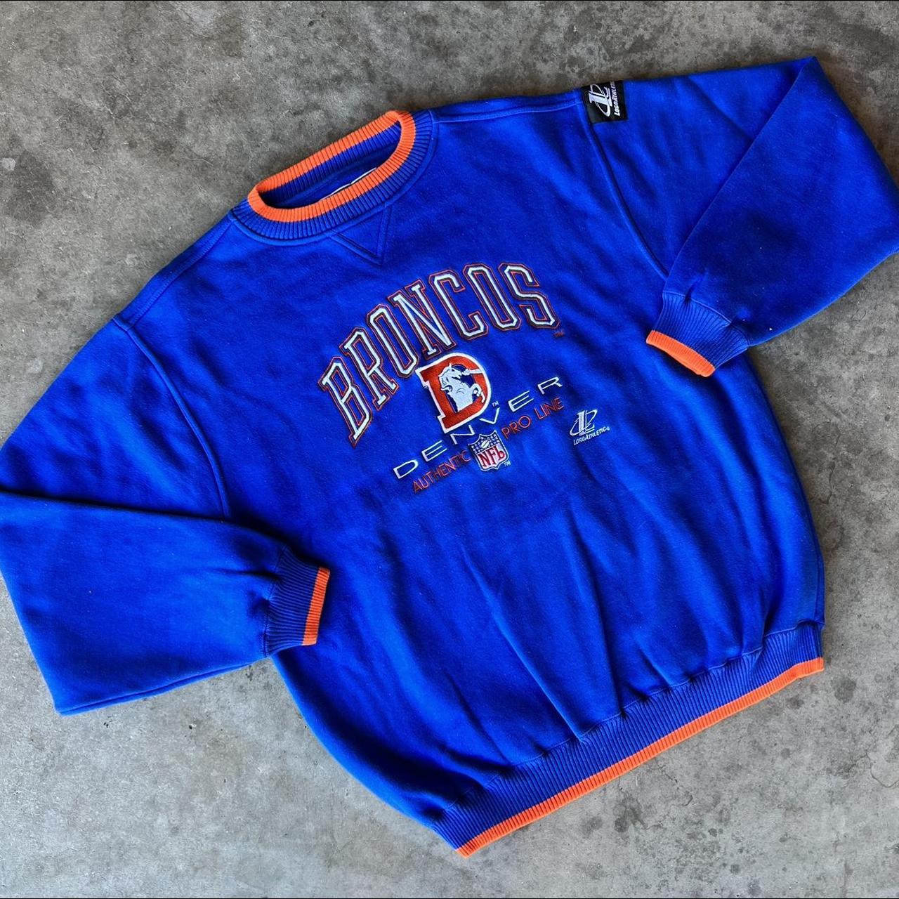 Denver Broncos Sweater by Logo Athletic Size X - - Depop