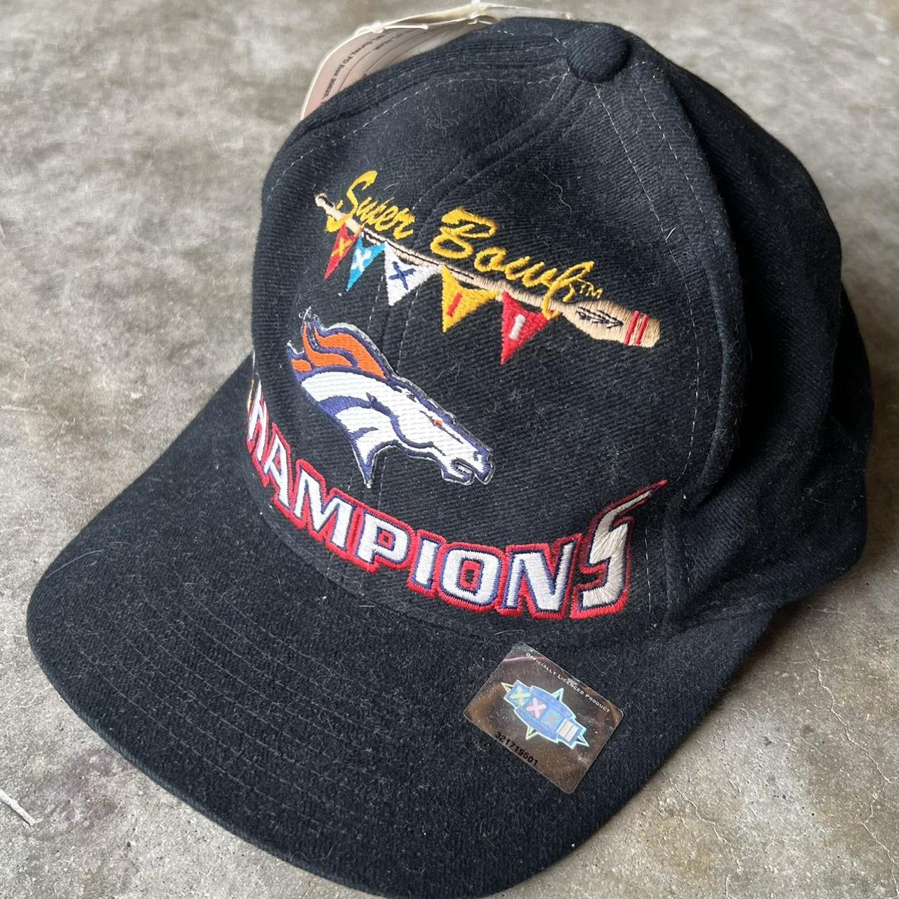 Denver Broncos Super Bowl Hat Adjustable Logo Athletic Champion XXXIII  VINTAGE