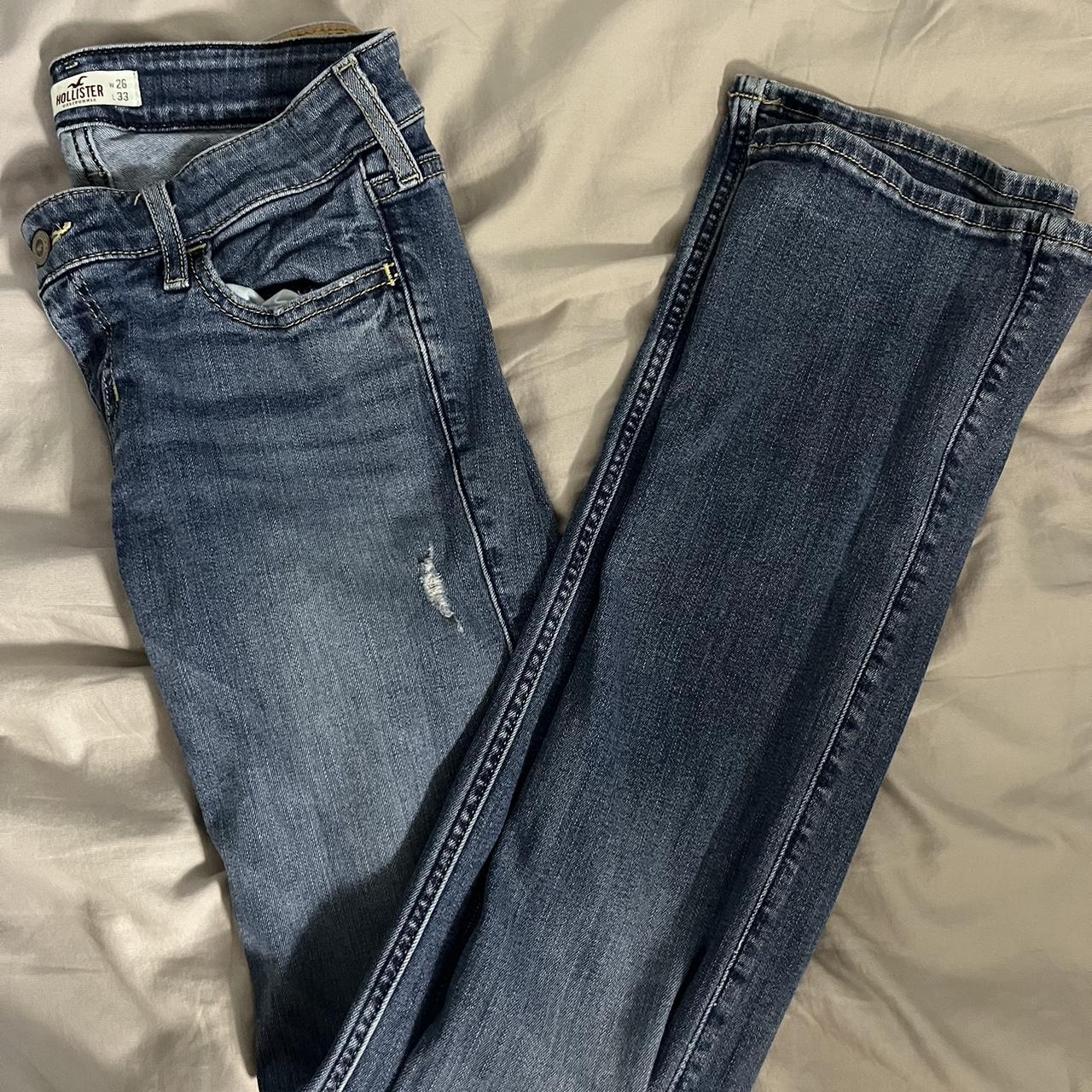 hollister low rise jeans perfect condition i don’t... - Depop