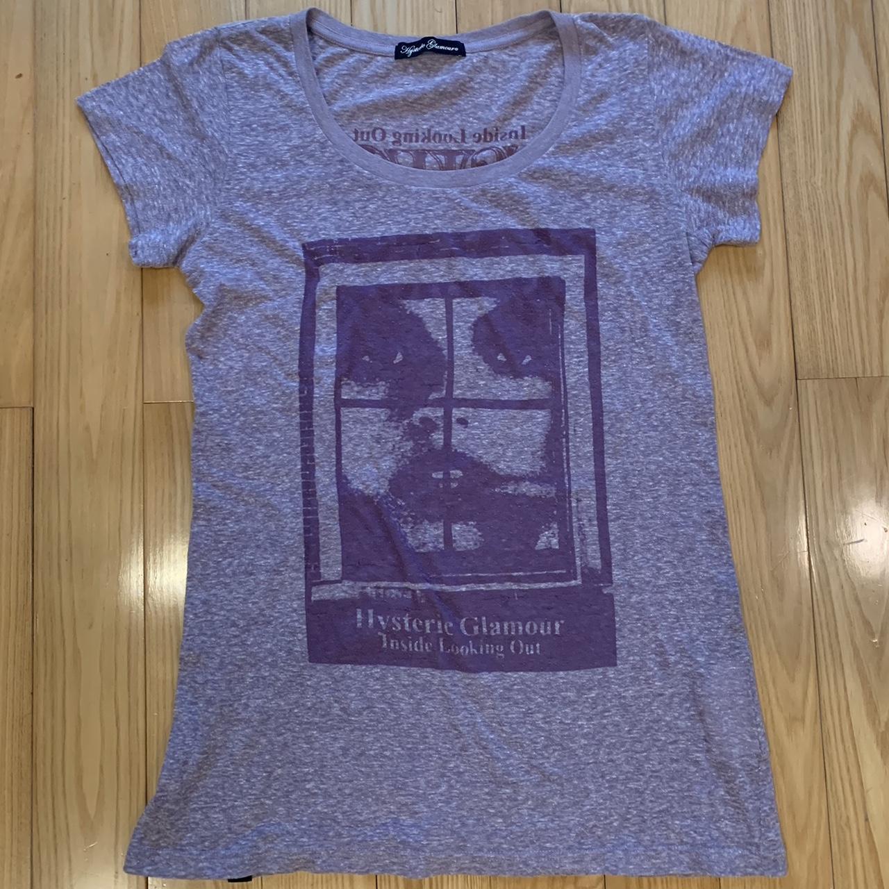 Vintage purple Hysteric Glamour mesh T-shirt 💜... - Depop