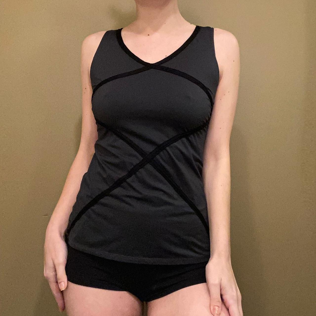 Spanx Women's Tank Top Black Size 1X All items are - Depop
