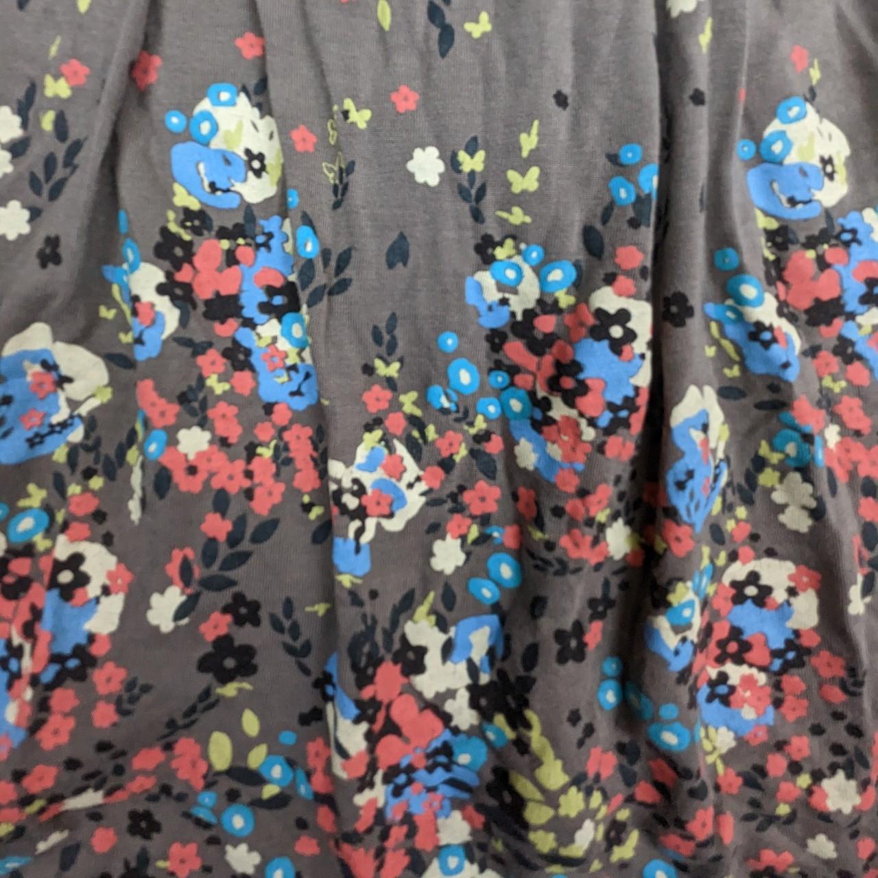 Beach Time Gray Floral Dress This is the sweetest... Depop