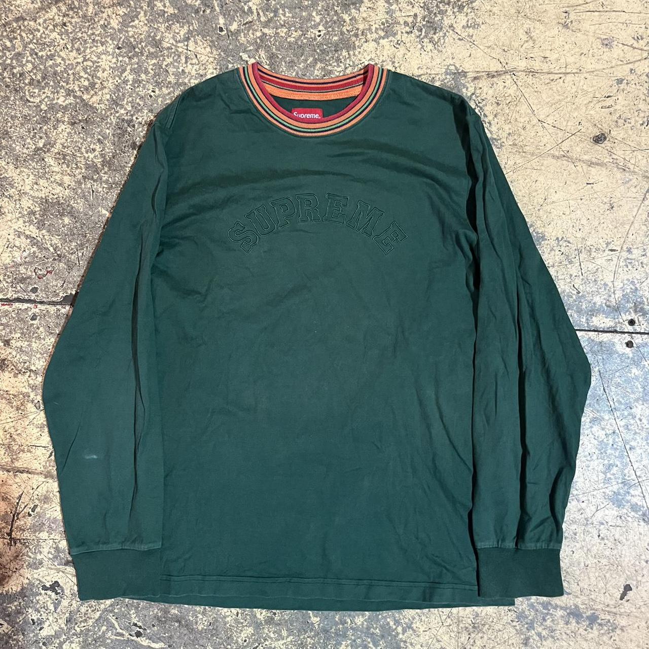 Supreme Box Logo Long T-Shirt Green