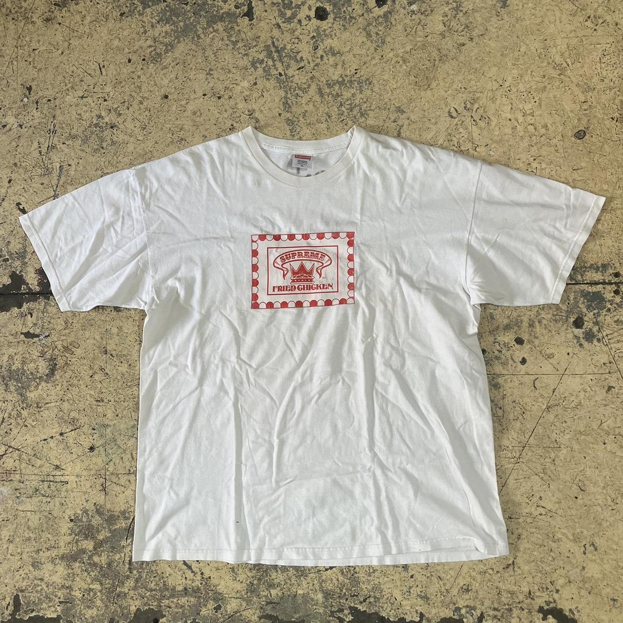 Supreme fried chicken tee online